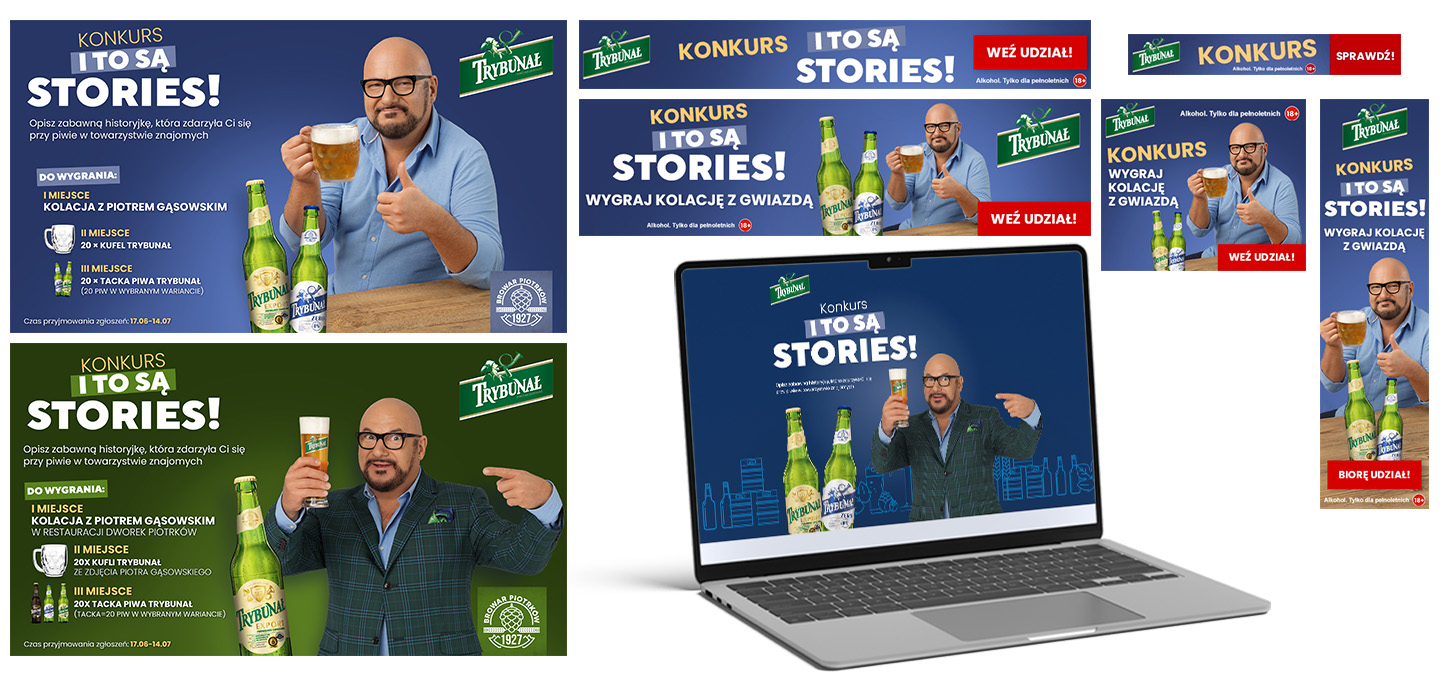 Trybunał — Key Visual · banery · reklamy display · landing page